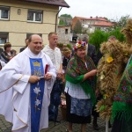 Kolejka beskidzka na dożynkach w Krowiarkach