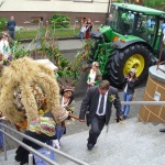 Kolejka beskidzka na dożynkach w Krowiarkach