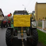 Kolejka beskidzka na dożynkach w Krowiarkach