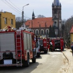 Pożar domu w Krowiarkach